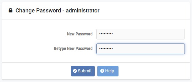 Change Password