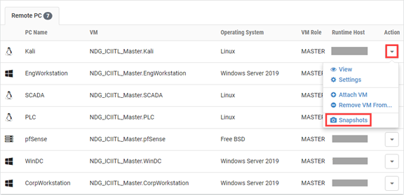 Remote PC Settings